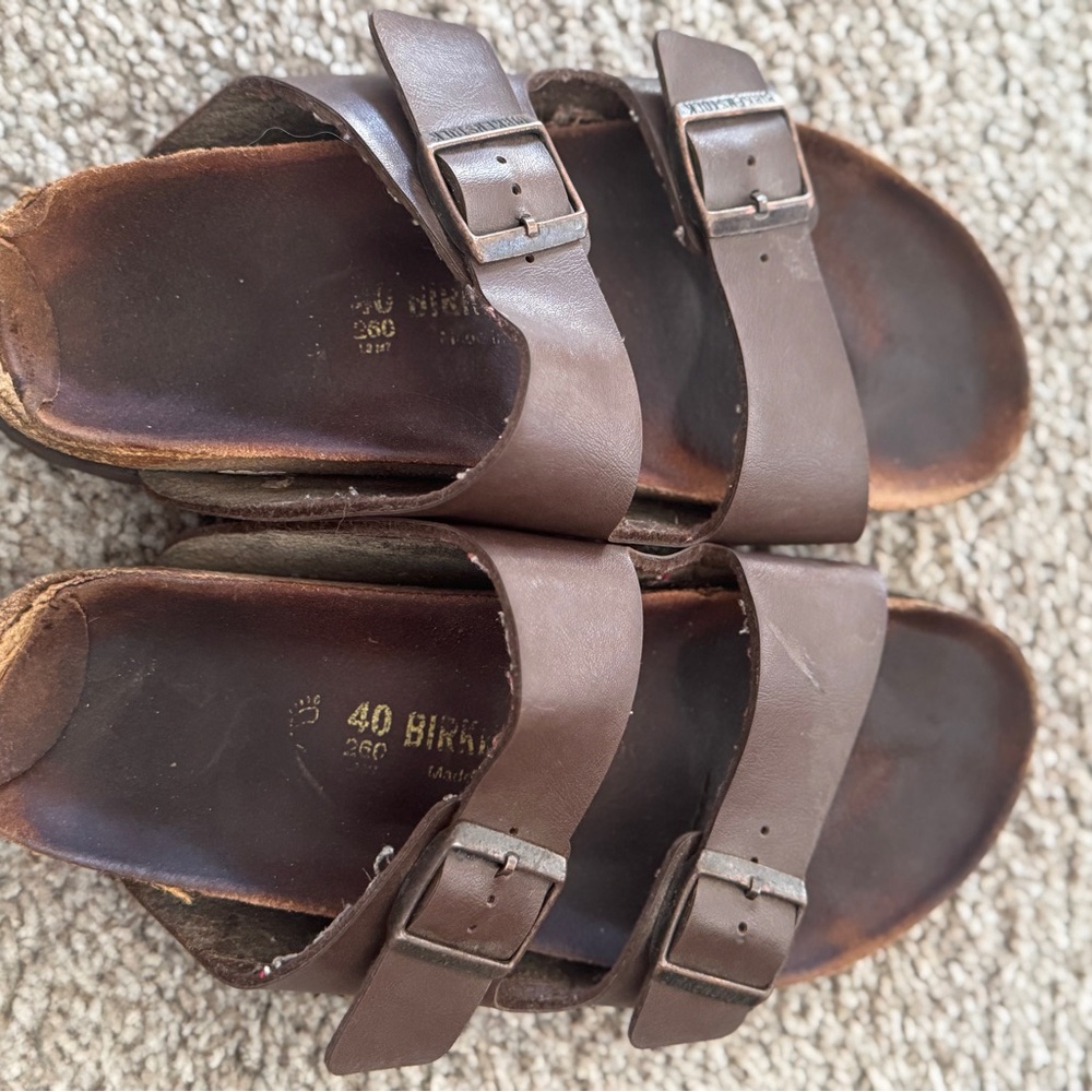 Birkenstocks brown
